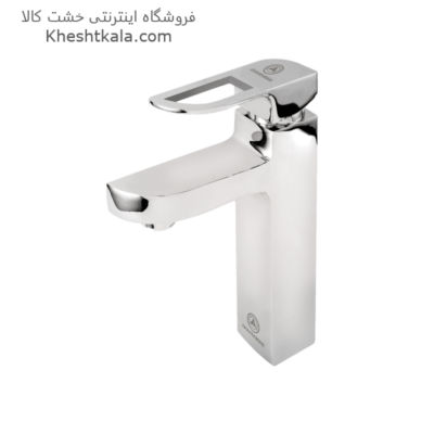 خرید شیر روشویی کروم طرح موج -min