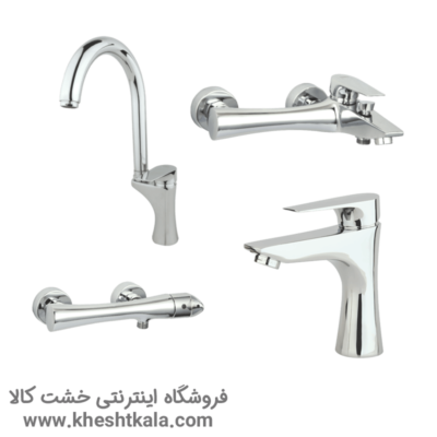 ست شیرآلات راسان مدل آتیس - کروم
