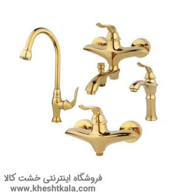 ست شیرآلات راسان مدل پریمو - طلایی