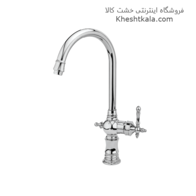 قیمت شیر ظرفشویی کروم طرح نگین -min