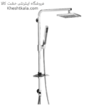 خرید علم دوش پارسه فلت کروم قهرمان -min