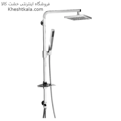 خرید علم دوش پارسه فلت کروم قهرمان -min